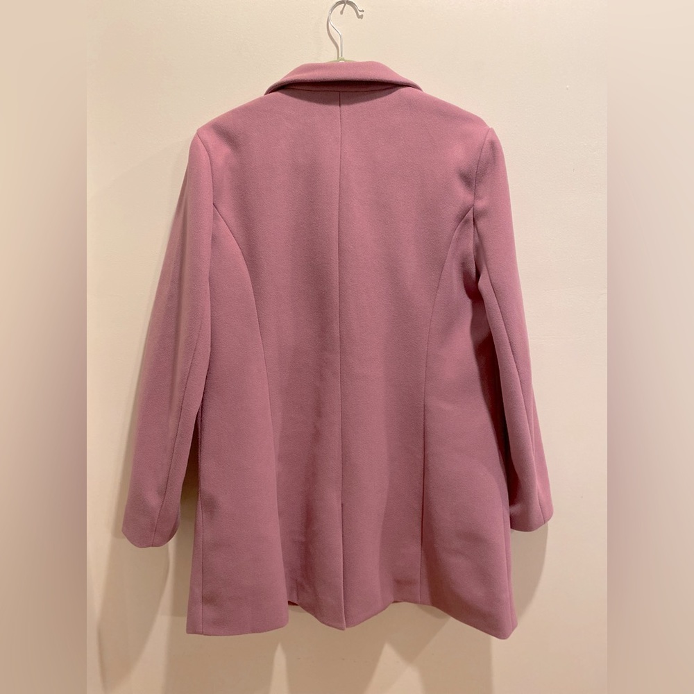 Allegra K, Size XL, Pink, Notched Lapel Single Breasted Coat - NWT - Picture 7 of 15